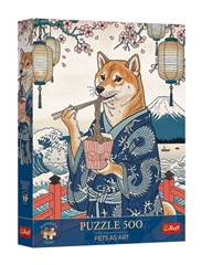 S.CENA 37628 _500 - Trefl Premium Plus -Petsas Art: Makaronowa medytacja Shiby_ / Trefl_AI FSC Mix 70 #37;