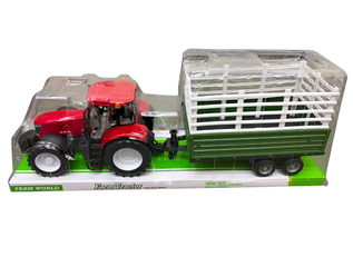 TRAKTOR WIELKI Z PRZYCZEPĄ