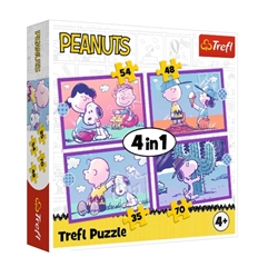 S.CENA Puzzle - _4w1_ - Ze Snoopym jest wesoo/ PEANUTS Snoopy FSC Mix 70 #37;