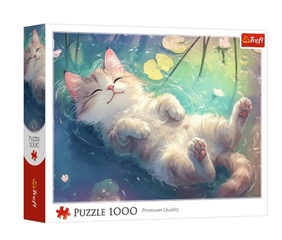 S.CENA Puzzle - _1000_ - Purrfekcyjny relaks_FSC Mix 70 #37;