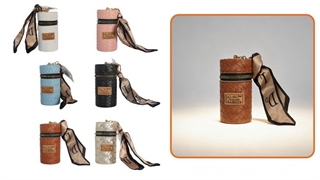 S.CENA Breloczek torebeczka tuba jednokolorowez chustką 64768