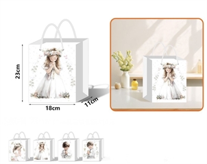 Torba prezentowa komunia 23x18x11cm 64596