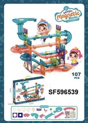 S.CENA Klocki magnetyczne tor z kuleczkami107el 60830