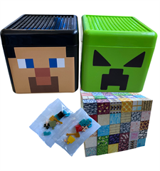 Klocki magnetyczne 180elemetów w pudełku