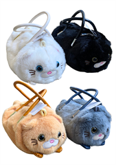 S.CENA Pluszowa torebka kotek 4 kolory