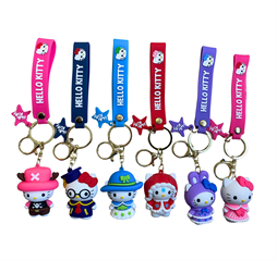 Brelok gumowy duży kotek z opaską (24szt w displayu) MK59-1