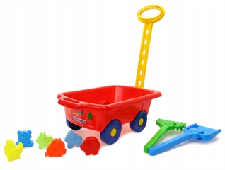 -Wózek z rączką+łop.grab.foremki