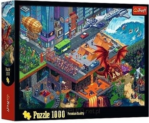 S.CENA Puzzle - _1000_ - Miasto Pixel_FSCMix70 #37;