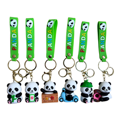 Brelok gumowy z opaską panda 789867
