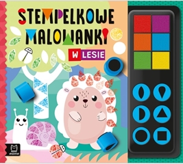 -Stempelkowe malowanki. W lesie