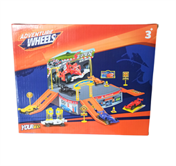 Garaż samochodowy ADVENTURE WHEELS 40x26.5x13cm
