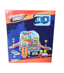 Garaż samochodowy ADVENTURE WHEELS 40x26.6x13cm