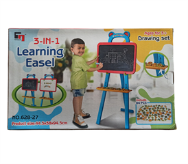 Tablica edukacyjna dwustronna suchościeralna 44.5x38x94.5cm