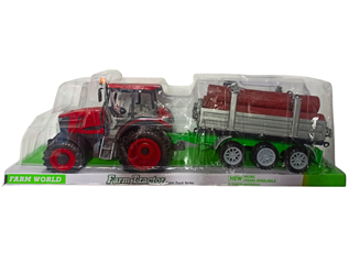 Traktor z drewnem 82755