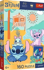 S.CENA 15436   160 UFT - TREFL PREMIUM PLUSKIDS - Stitch na fali   / Disney Lilo amp;Stitch FSC Mix 70 #37;