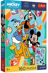 S.CENA 15440   160 UFT - TREFL PREMIUM PLUSKIDS - Mysia godzina   / Disney Mickey Mouse and Friends FSC Mix 70 #37;