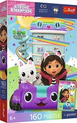 S.CENA 15441   160 UFT - TREFL PREMIUM PLUSKIDS - Piękna Gabby   / Universal Gabby apos;s Dollhouse FSC Mix 70 #37;