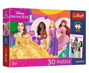 S.CENA 18342   30 - TREFL PREMIUM PLUS KIDS-Księżniczki i przyjaźń   / Disney Princess FSC Mix 70 #37;