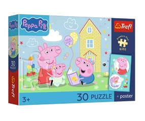 S.CENA 18345   30 - TREFL PREMIUM PLUS KIDS-Peppa ma plan   / Peppa Pig FSC Mix 70 #37;