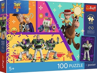 S.CENA 16556   100 UFT - TREFL PREMIUM PLUSKIDS - Zabawki w akcji   / Toy Story FSC Mix 70 #37;