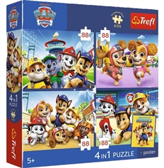 S.CENA 34693   4x88 - TREFL PREMIUM PLUS KIDS-Psia straż   / Viacom PAW Patrol FSC Mix 70 #37;