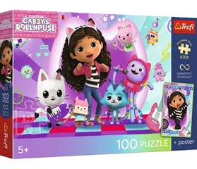 S.CENA 16551   100 UFT - TREFL PREMIUM PLUSKIDS - Kolorowy koci świat    / Universal Gabby apos;s Dollhouse FSC Mix 70 #37;