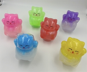 S.CENA SLime duży grubiutki kotek 11cm zbrokatem (6szt w displayu) 32090
