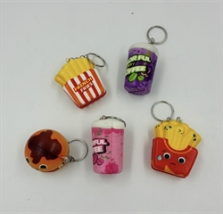 Gniotek squishy breloczek jedzonko (24szt we woreczku) 32416
