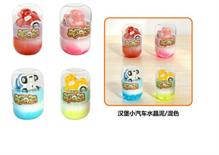 Slime ombre pastelowy zapachowy z autkiem z napędem (12szt w displayu) 66124