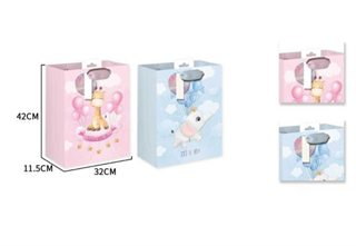 Torebka do prezentów Its a boy/Its a girl 42x32x11,5cm 63194