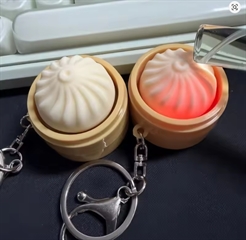 S.CENA Brelok antystresowy pieróżek dumpling led mix kolorów PL-YW
