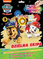 -Psi Patrol- Zdrapuj koloruj naklejaj