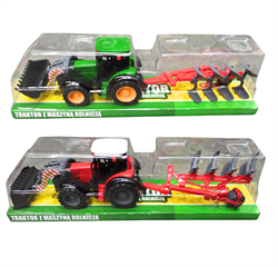 TRAKTOR Z MASZYNĄ ROLNICZĄ