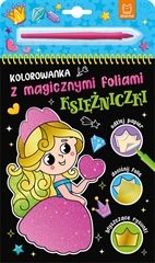 -Kolorowanka z magicznymi foliami. Księżniczki