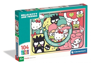 -CLE puzzle 104 SuperKolor Helo Kitty 27577