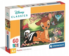 -CLE puzzle 60 SuperKolor Bambi 26319