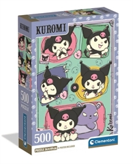 -CLE puzzle 500 Kuromi Compact Box 35622