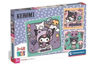 -CLE puzzle 3x48 Square Kuromi 25027