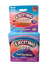 S.CENA Slime masa plastyczna do rozciągania heat sensitives w metalowym pudełku 12 szt w displayu