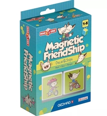 S.CENA Geomag MagiCube Oscar  amp; Chips Parkmagnetische kubus set van 2 GEO-107