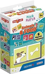 S.CENA Klocki magnetyczne Geomag 2 el. Animals amp; Food 12 m+ GEO-117