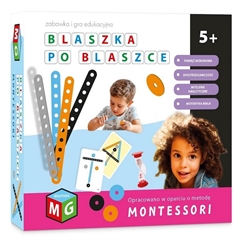 -BLASZKA PO BLASZCE - MONTESSORI GRA I ZABAWKA EDUKACYJNA 5903796605990