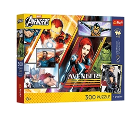 S.CENA 23046 _300 UFT - TREFL PREMIUM PLUSKIDS - Sia druyny_ / Disney Marvel The Avengers FSC Mix 70 #37;