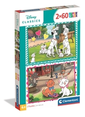-CLE puzzle 2x60 SuperKolor Disney Classics 24836